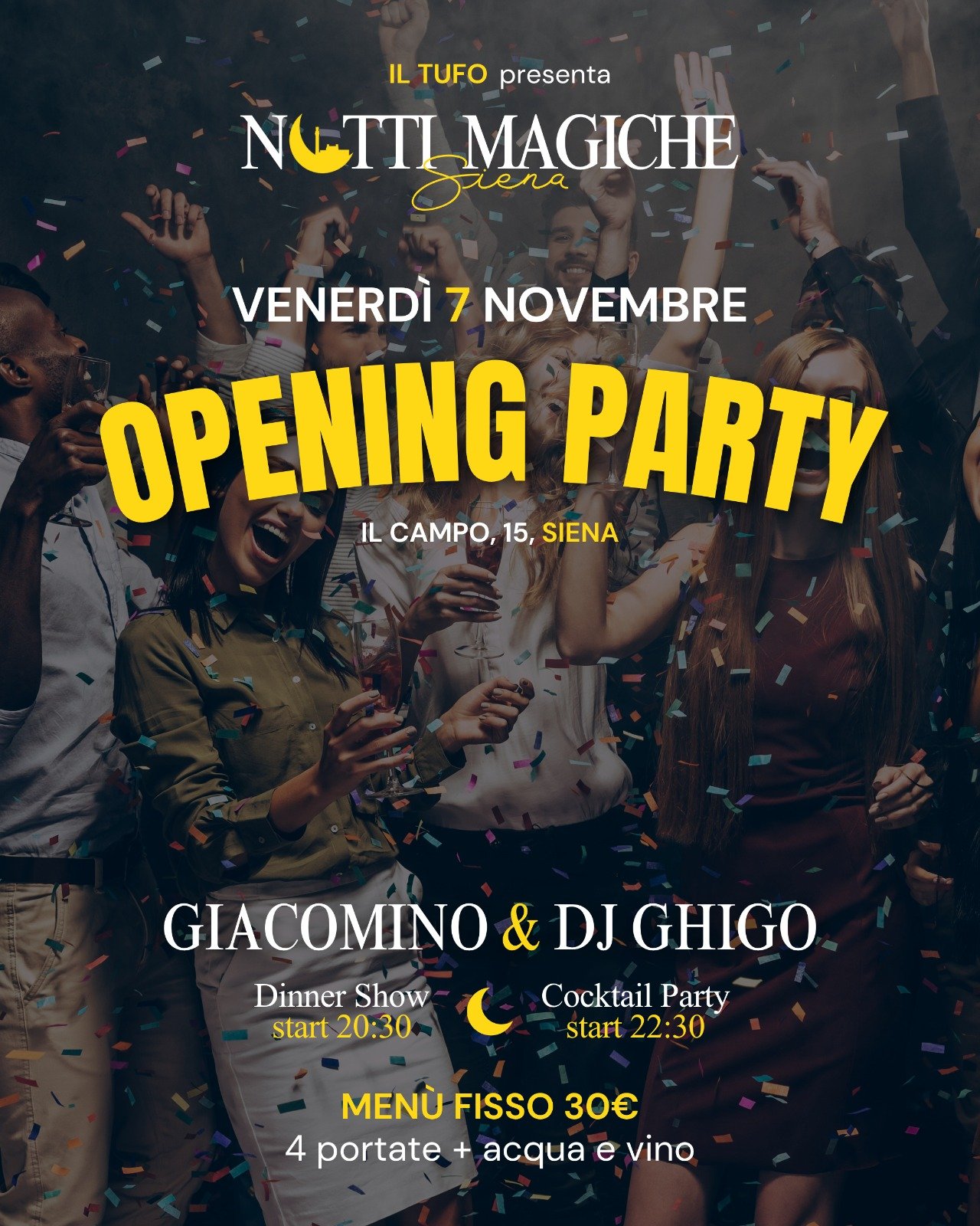 NOTTI MAGICHE 7 NOVEMBRE